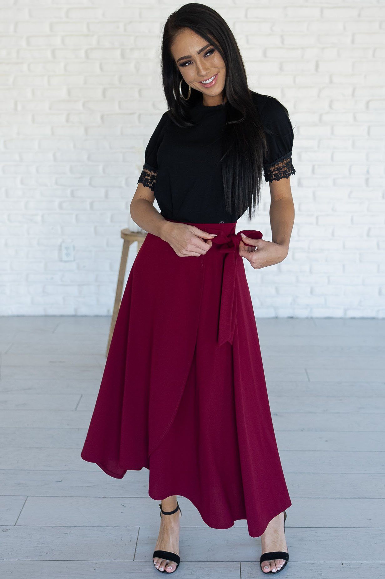 Stand By Our Love Modest Circle Skirt Modest Dresses vendor-unknown 