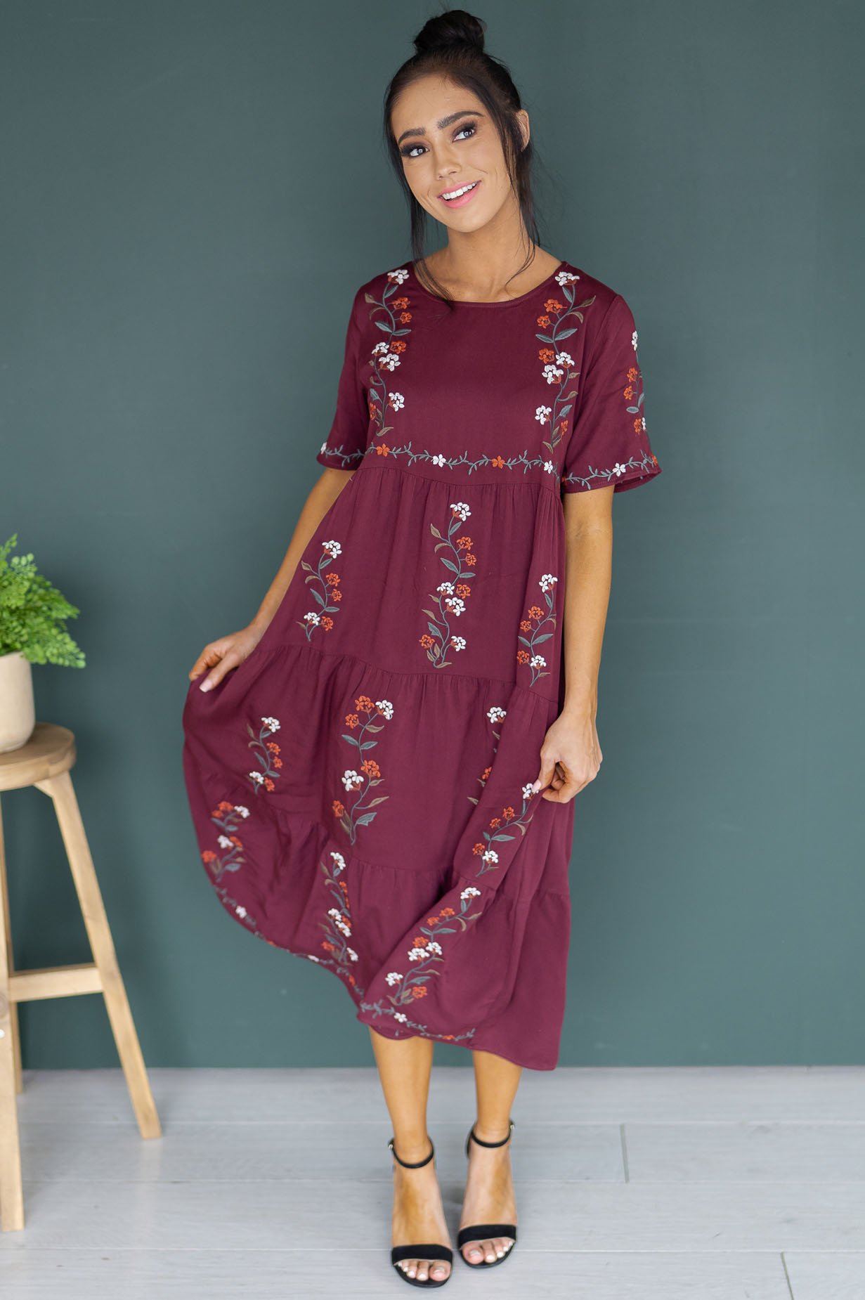 The Allegra Modest Dresses vendor-unknown 
