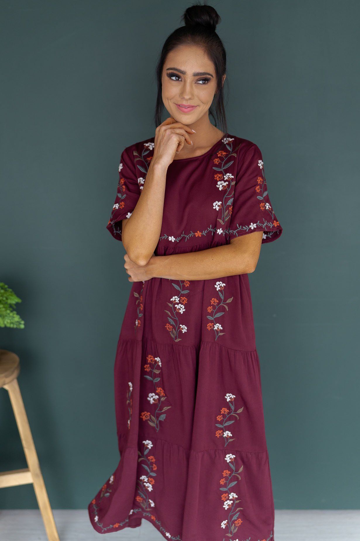 The Allegra Modest Dresses vendor-unknown 