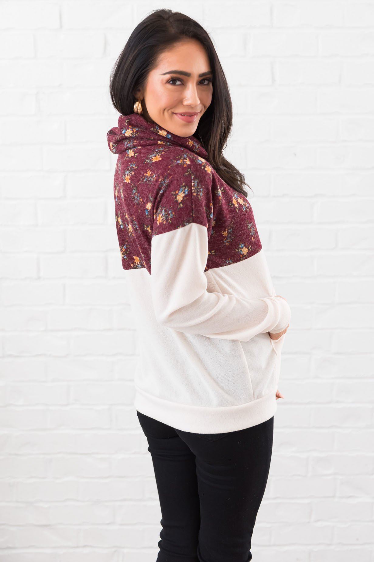 Hello There Modest Hoodie Modest Dresses vendor-unknown 