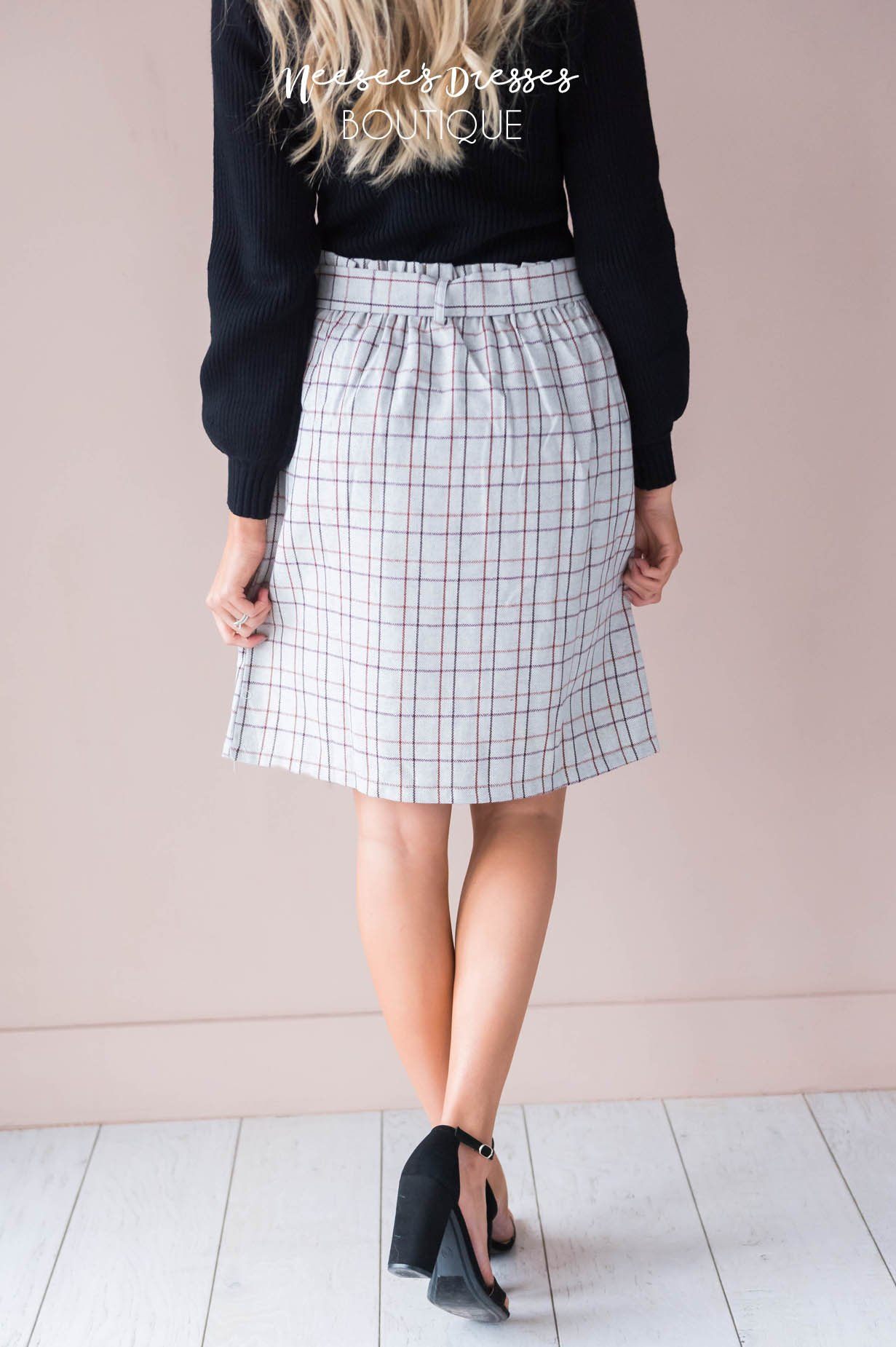 Mad About Plaid Skirt Skirts vendor-unknown 
