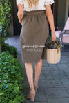Lets Meet For Brunch Button Skirt Modest Dresses vendor-unknown