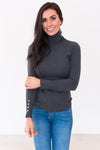 All About The Details Modest Turtleneck Tops vendor-unknown 