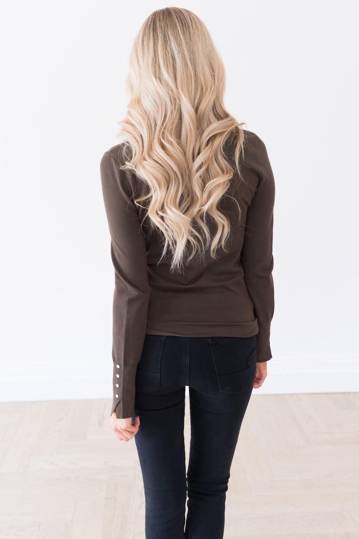 All About The Details Modest Turtleneck Tops vendor-unknown 