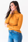 All About The Details Modest Turtleneck Tops vendor-unknown 