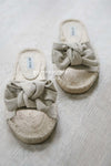 Erra Bow Detail Slides Accessories & Shoes vendor-unknown Natural 6