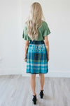 Summer Picnic Plaid Aline Skirt Skirts vendor-unknown