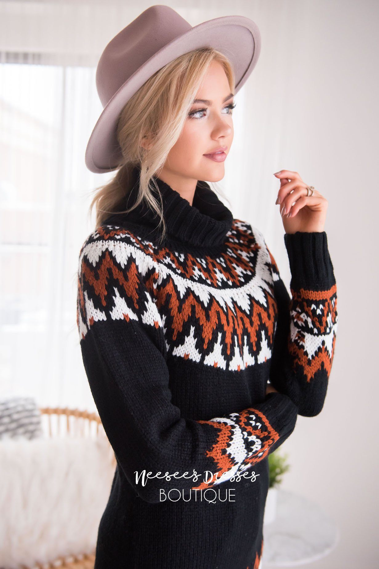 Fireside Song Sweater Modest Dresses vendor-unknown 