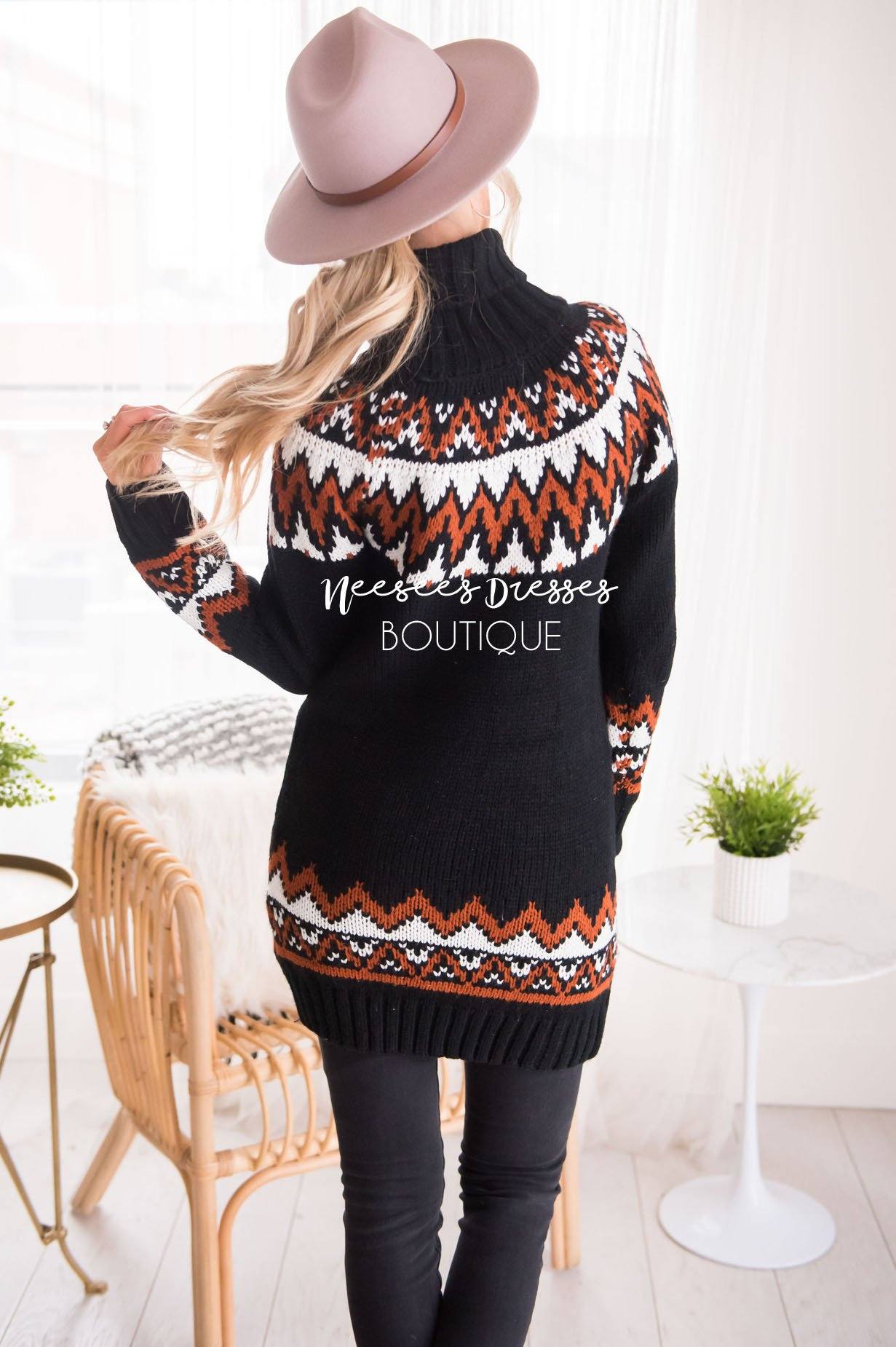 Fireside Song Sweater Modest Dresses vendor-unknown 