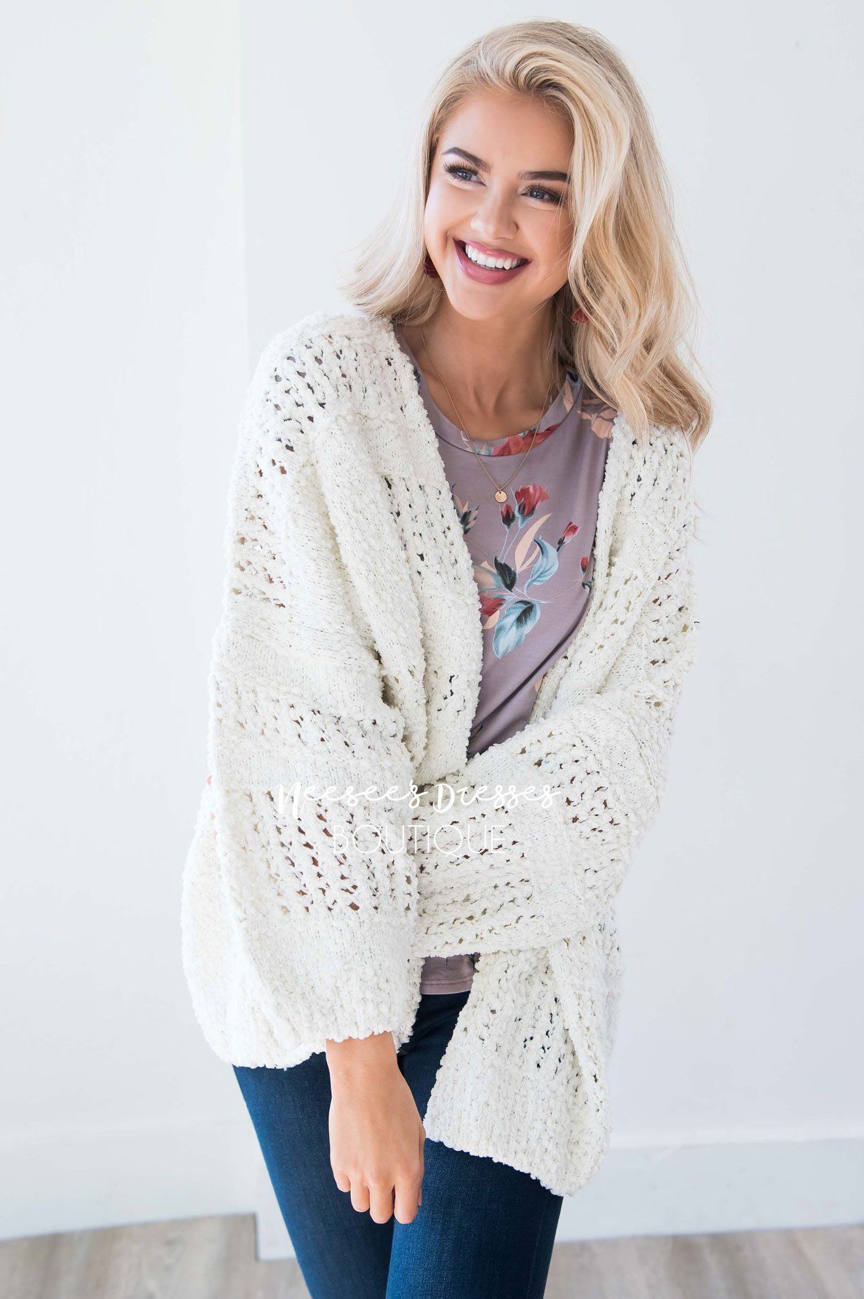Oversized Soft & Cuddly Cardigan Tops vendor-unknown 