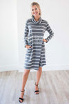 The Timber Cowl Neck Soft Sweater Dress Modest Dresses vendor-unknown