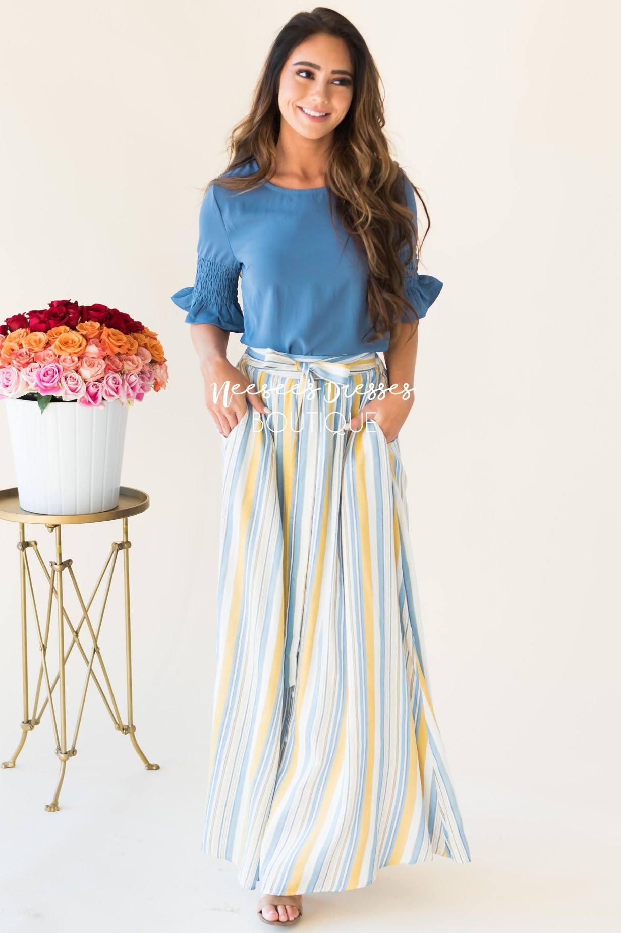 Charmed and Classy Maxi Skirt Skirts vendor-unknown 