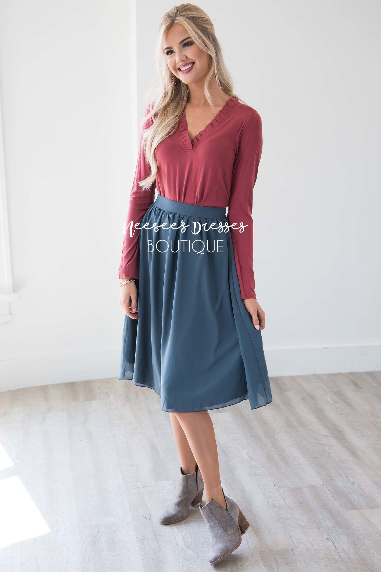 Unforgettably Yours Chiffon Skirt Skirts vendor-unknown 