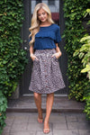 Burst Of Joy Animal Button Skirt Modest Dresses vendor-unknown 