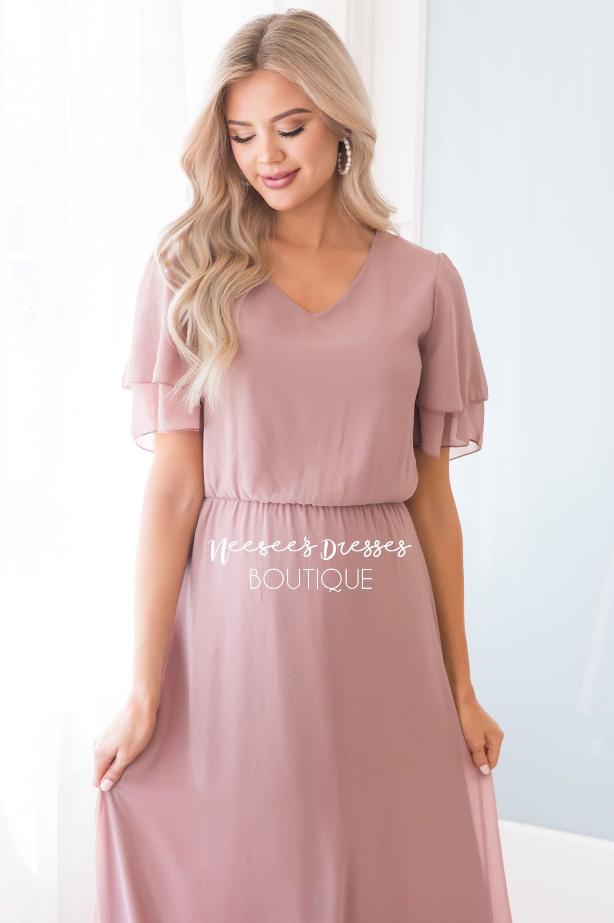 The Chloe Chiffon Maxi Dress Modest Dresses vendor-unknown 