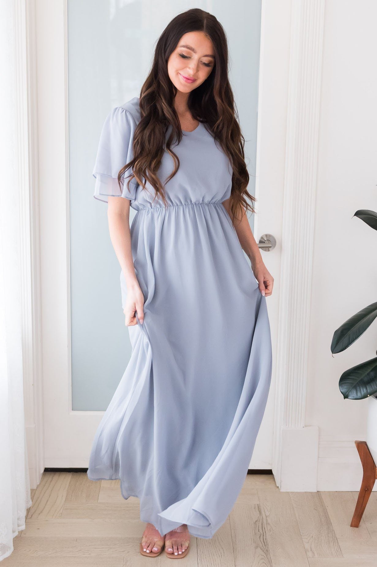The Chloe Chiffon Maxi Dress Modest Dresses vendor-unknown 