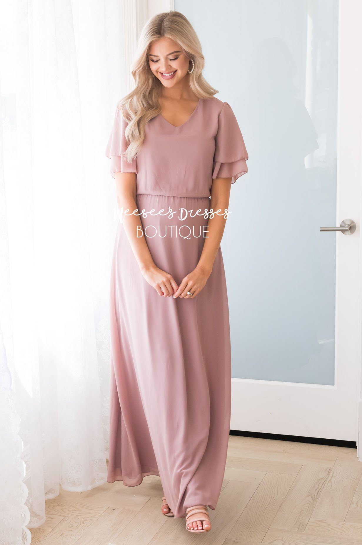 The Chloe Chiffon Maxi Dress Modest Dresses vendor-unknown 