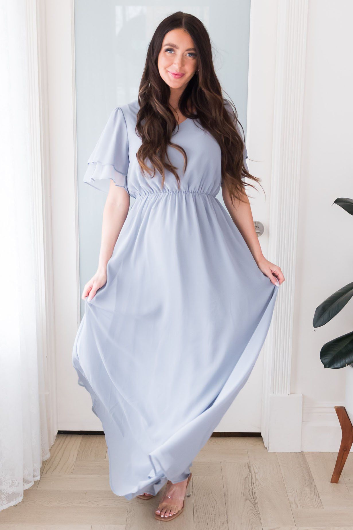 The Chloe Chiffon Maxi Dress Modest Dresses vendor-unknown 