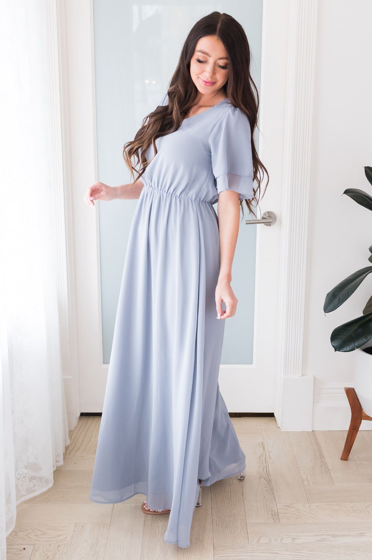 The Chloe Chiffon Maxi Dress Modest Dresses vendor-unknown 