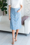 Perfect Day Corduroy Skirt Modest Dresses vendor-unknown