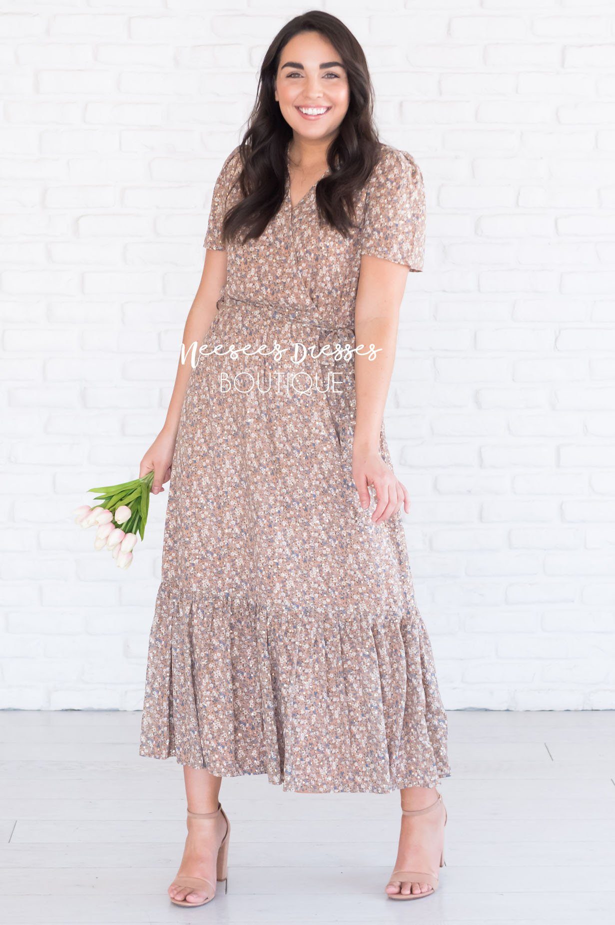 The Coretta Modest Dresses vendor-unknown 