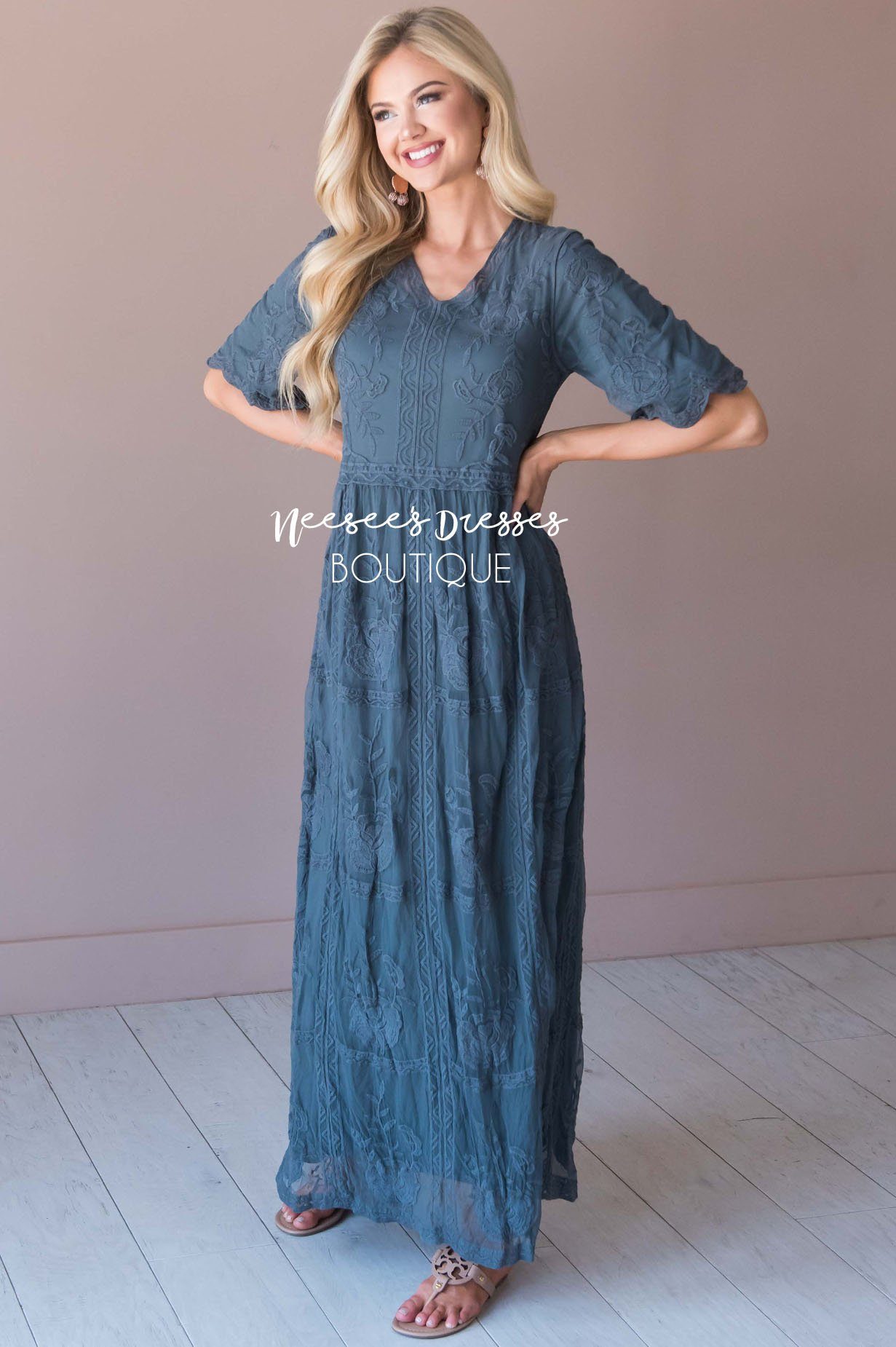 The Lexi Boho Maxi Dress Modest Dresses vendor-unknown 