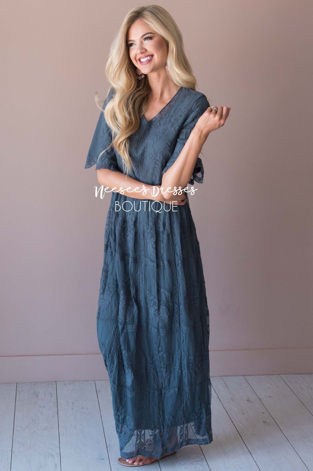 The Lexi Boho Maxi Dress Modest Dresses vendor-unknown 
