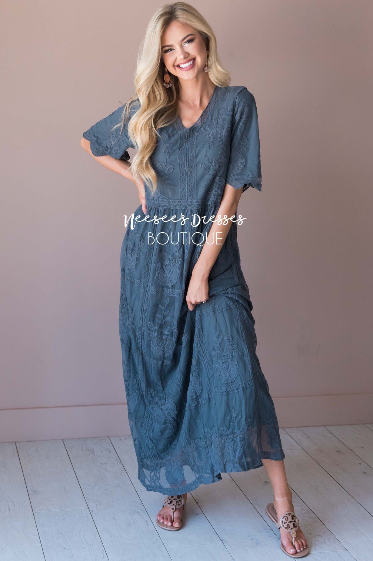 The Lexi Boho Maxi Dress Modest Dresses vendor-unknown 