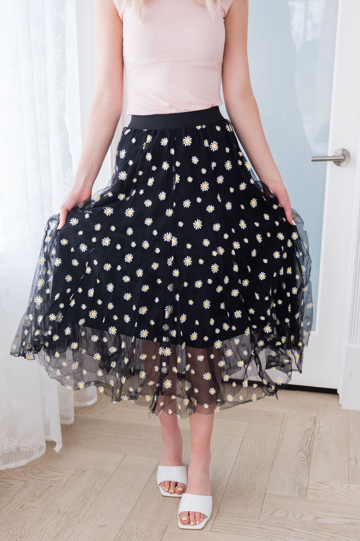 Crazy Daisy Modest Tulle Skirt NeeSee's Dresses 