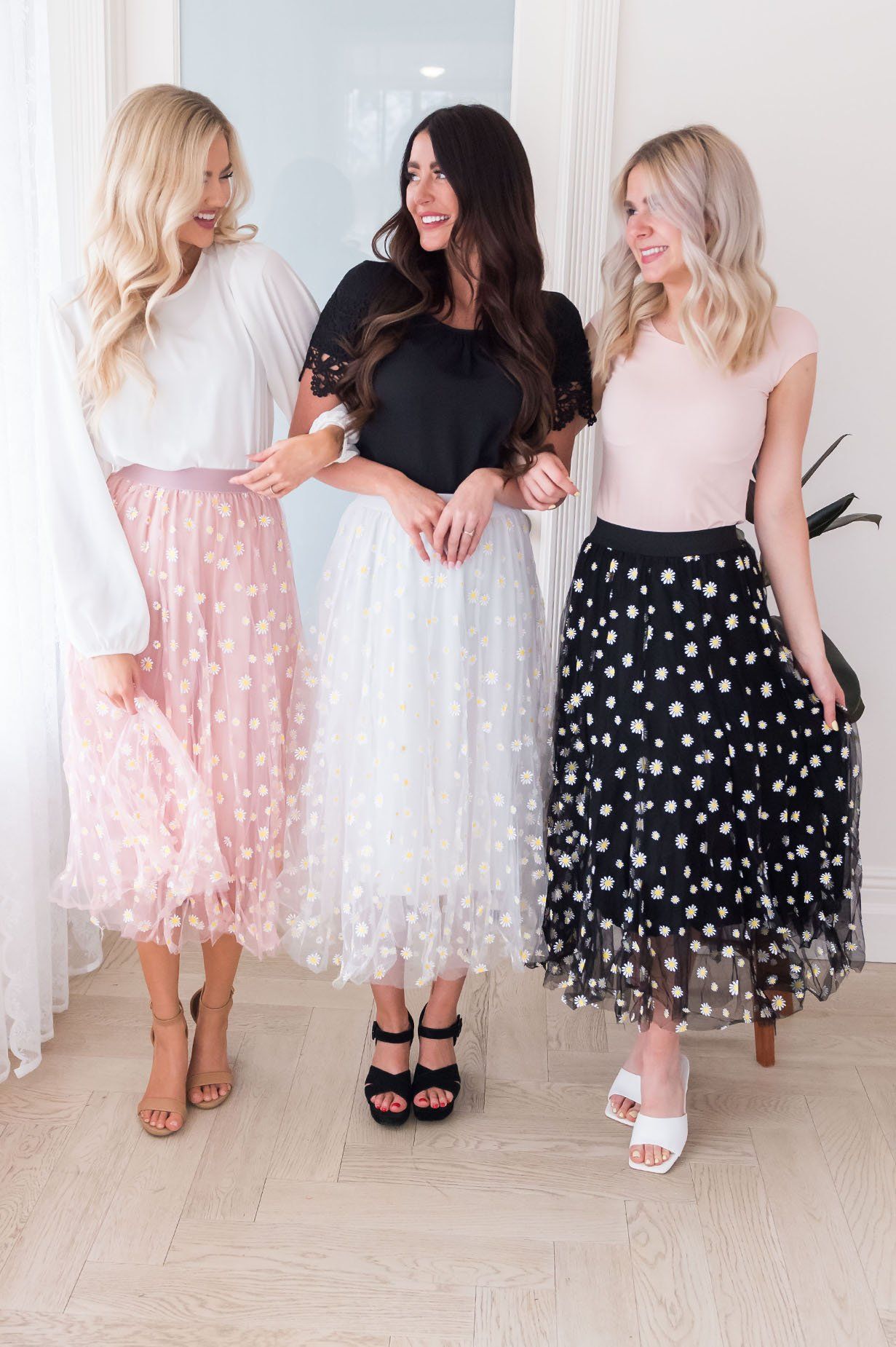 Crazy Daisy Modest Tulle Skirt NeeSee's Dresses 