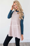 Meet Me By The Fire Knit Tunic Tops vendor-unknown