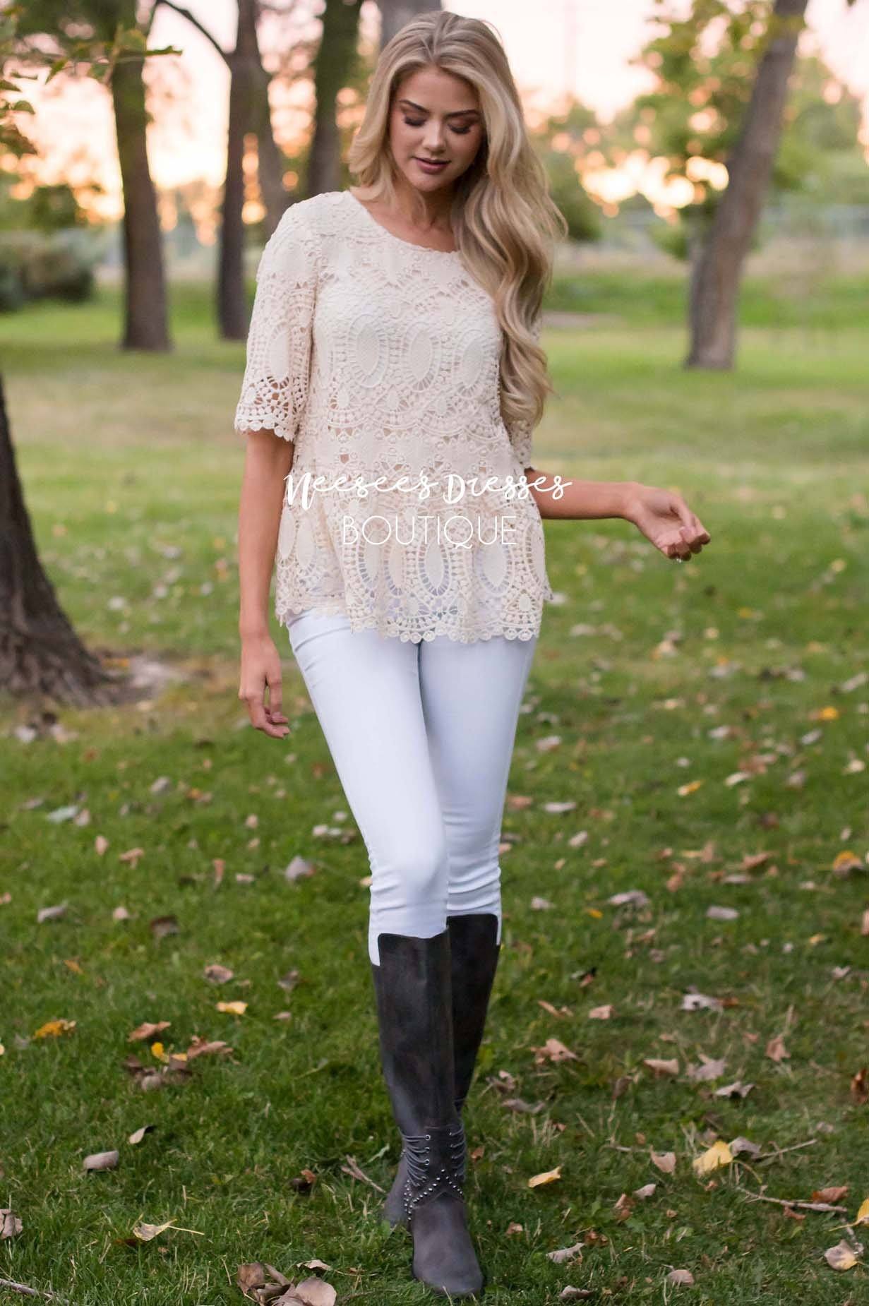 You're So Enchanting Lace Top Tops vendor-unknown 