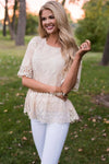 You're So Enchanting Lace Top Tops vendor-unknown
