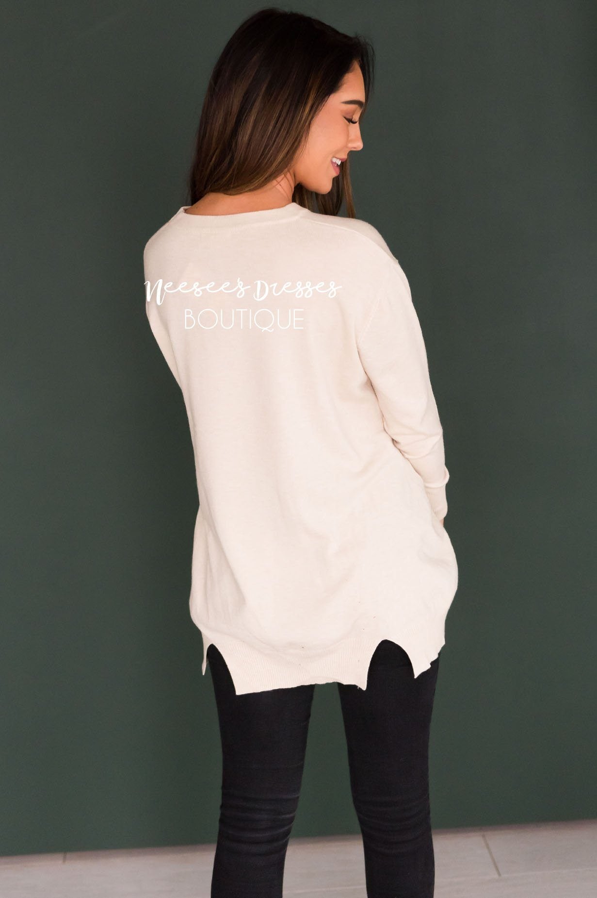 Live in The Moment Oversize Sweater Modest Dresses vendor-unknown 