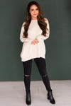 Live in The Moment Oversize Sweater Modest Dresses vendor-unknown