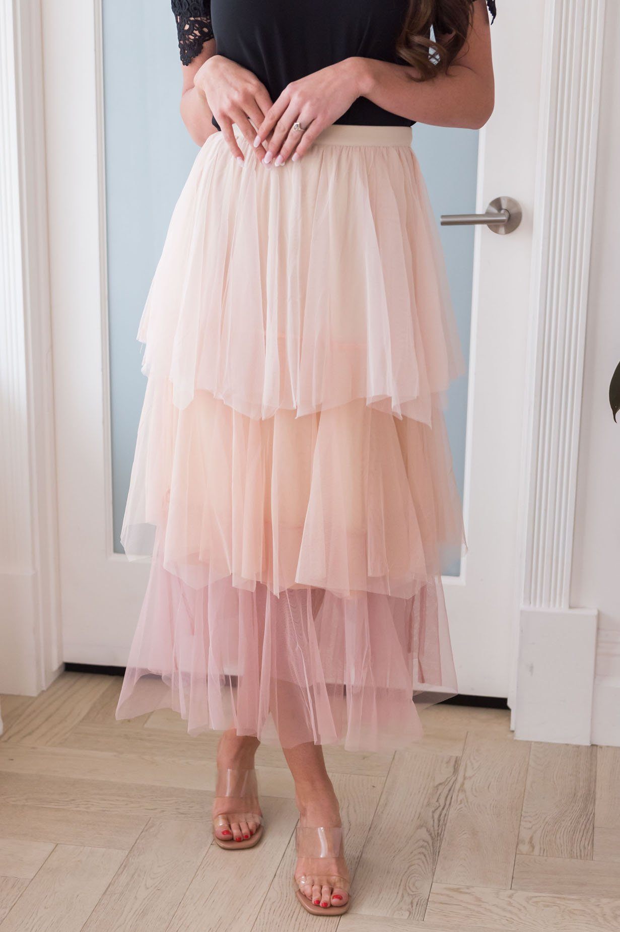 Create Your Happiness Modest Skirt Skirts vendor-unknown 