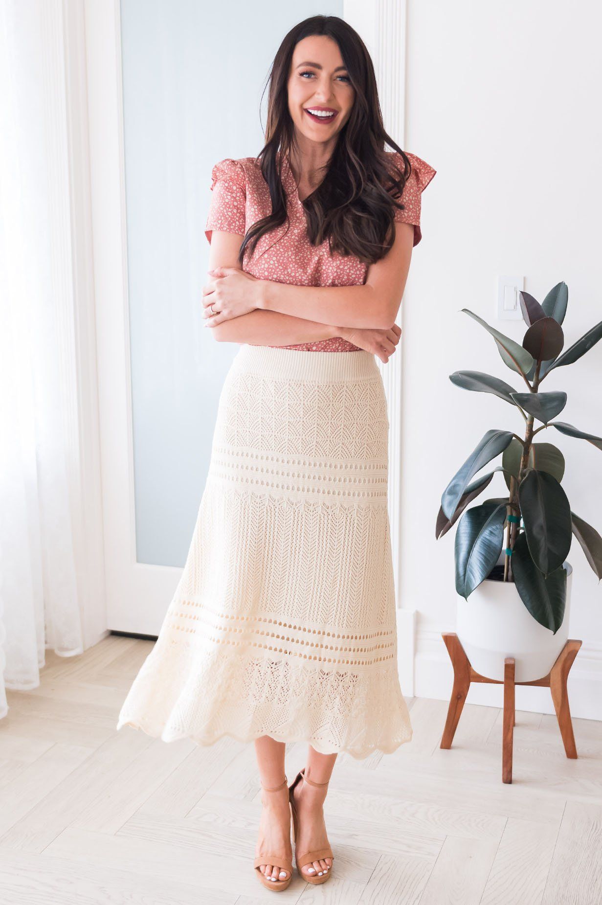 Blissful Beauty Modest Skirt Modest Dresses vendor-unknown 