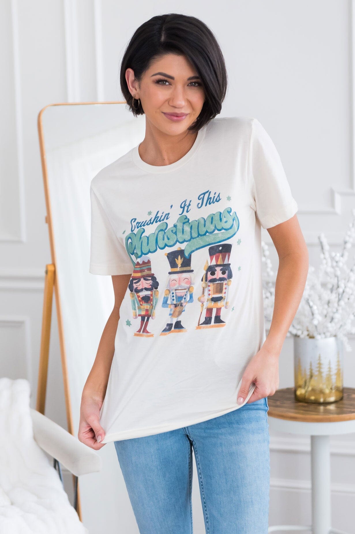 Cute Nutcracker Modest Graphic Tee Modest Dresses vendor-unknown 