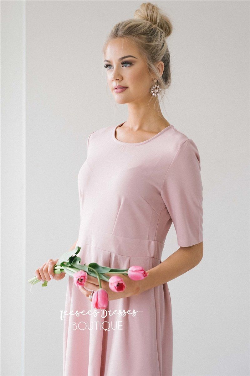 The Charleston Pleats and Pocket Dress Modest Dresses vendor-unknown 