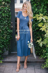The Molly Modest Dresses vendor-unknown S Heather Blue