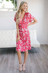The Shayla Modest Dresses vendor-unknown XS Bright Pink