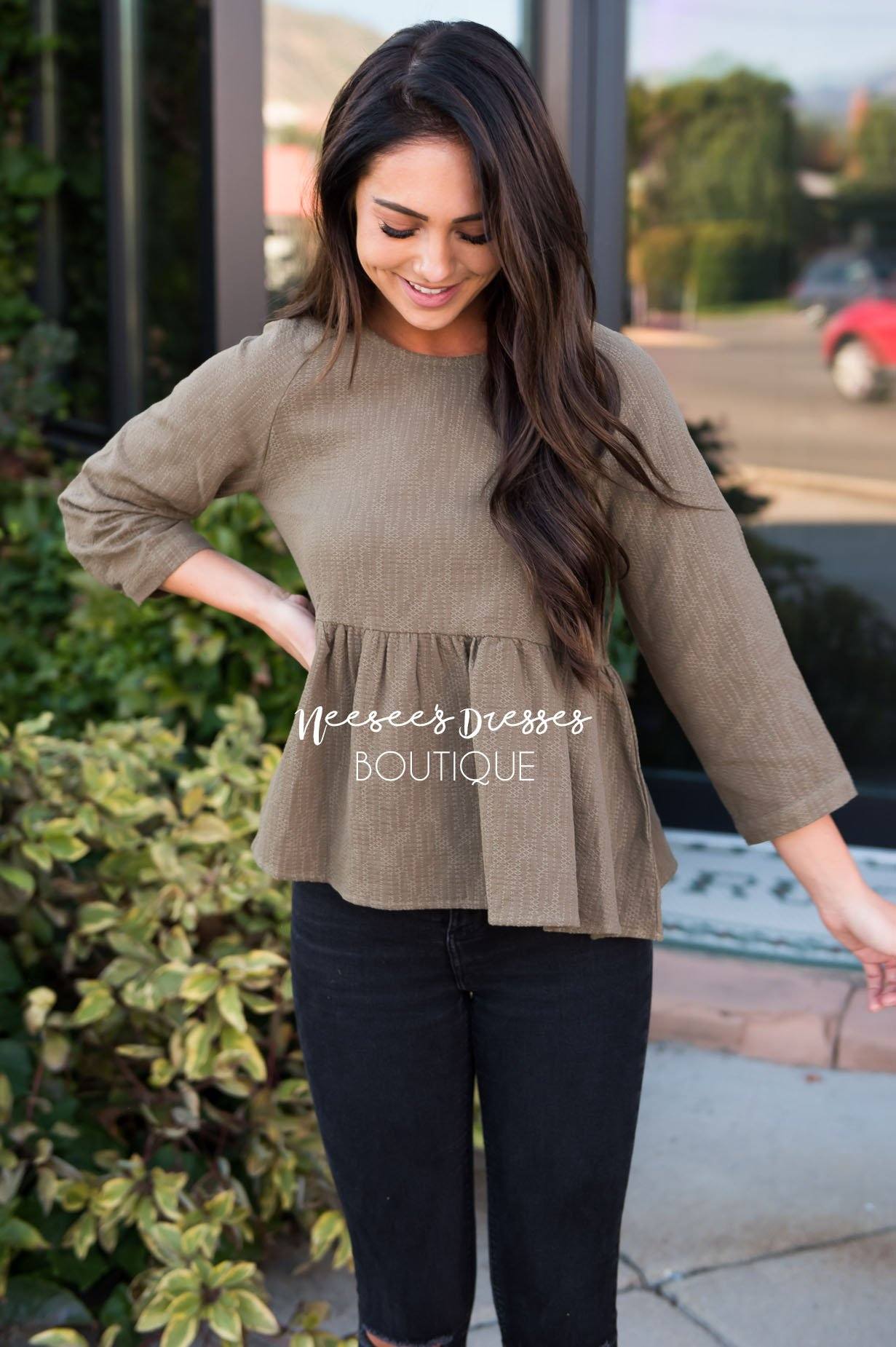 Daring Darling Blouse Modest Dresses vendor-unknown 