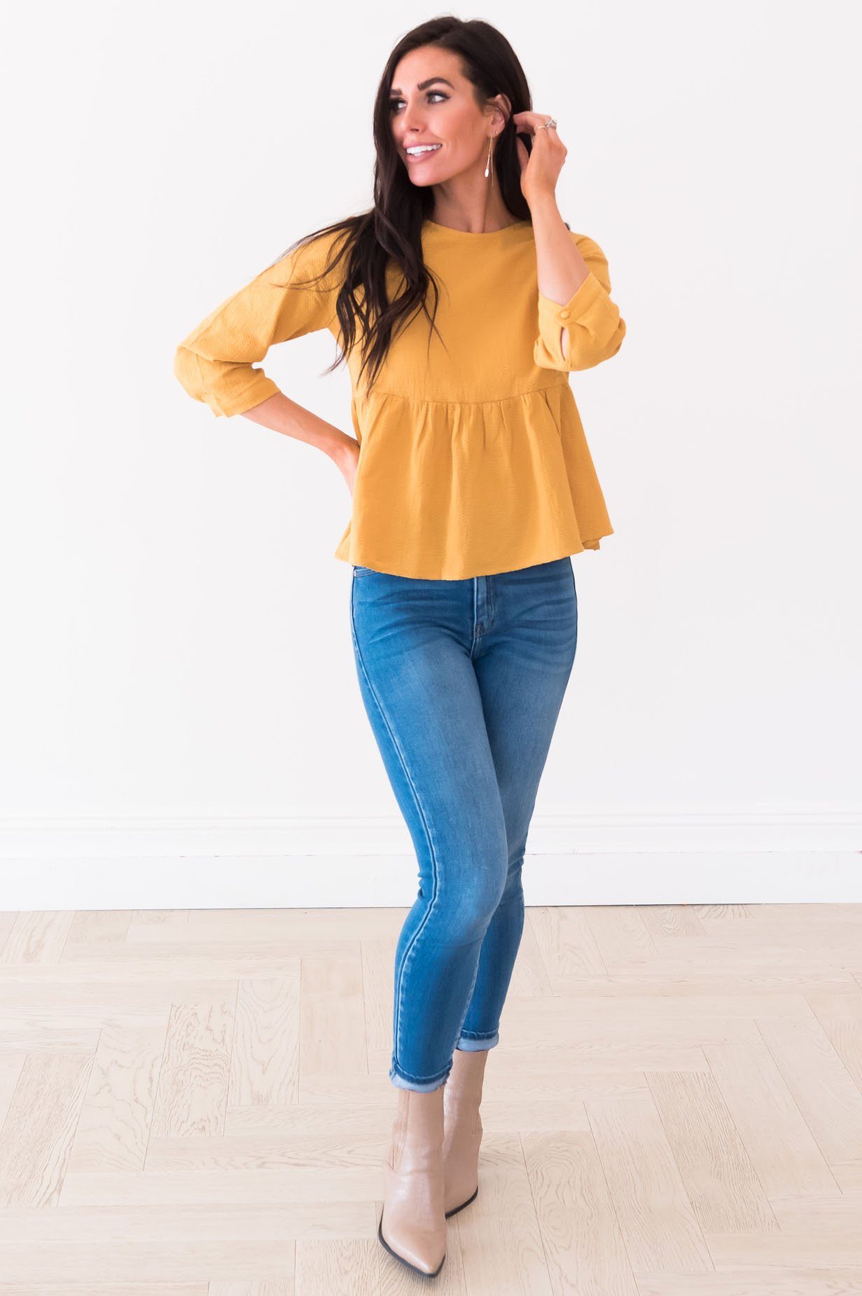 Daring Darling Blouse Modest Dresses vendor-unknown 