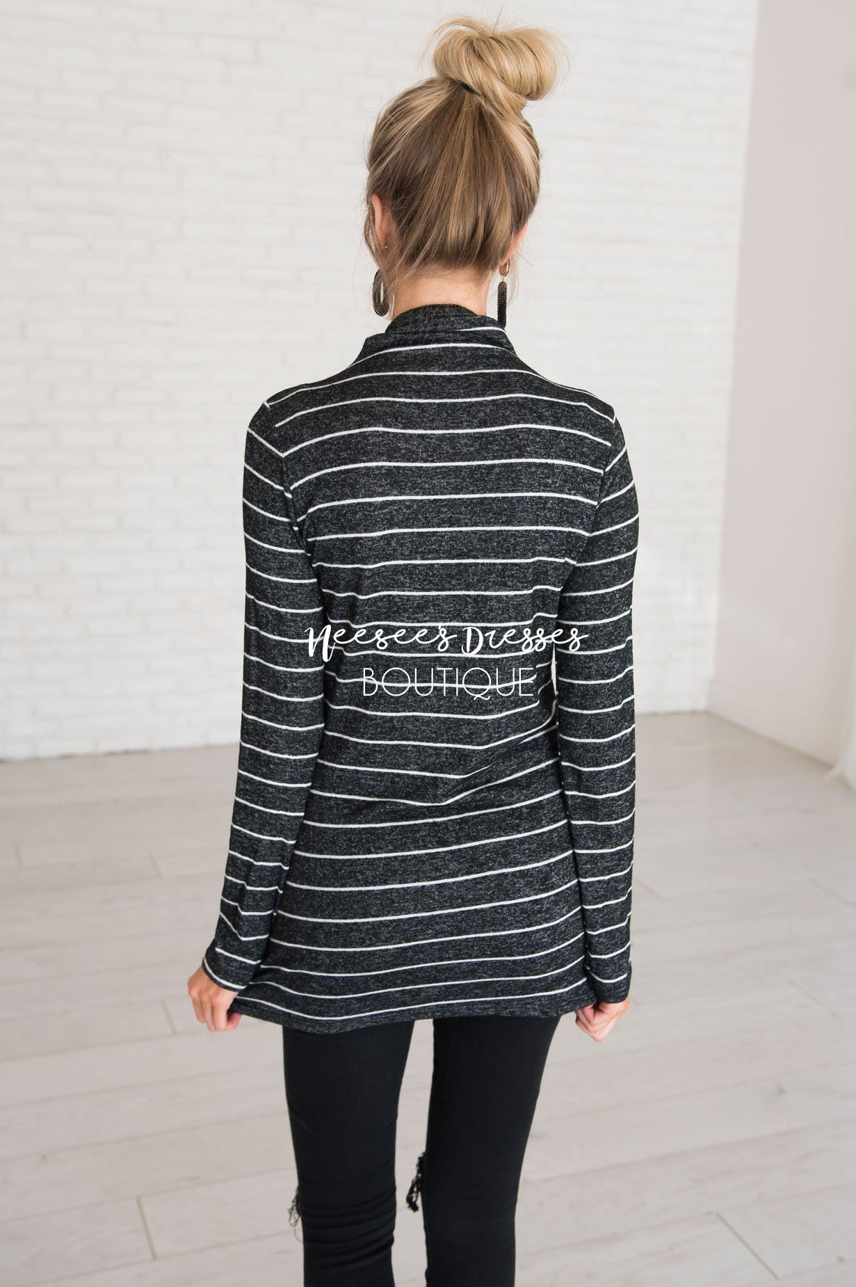 Happy Times Striped Sweater Modest Dresses vendor-unknown 