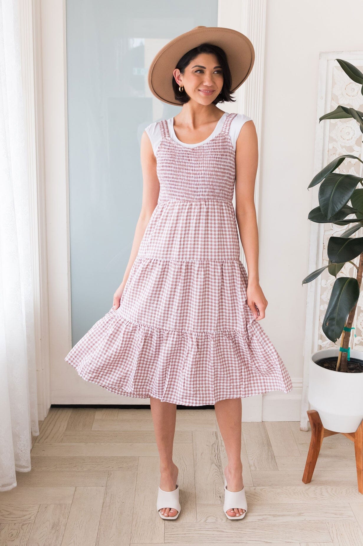 The Dayana Overall Dress Modest Dresses vendor-unknown 