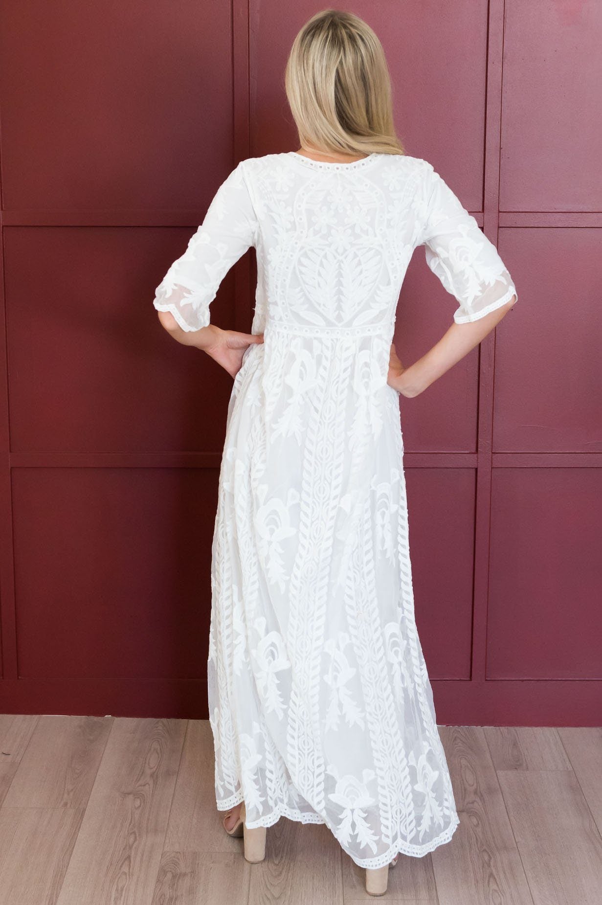 The Day Dreamer Full Length Dress Modest Dresses vendor-unknown 