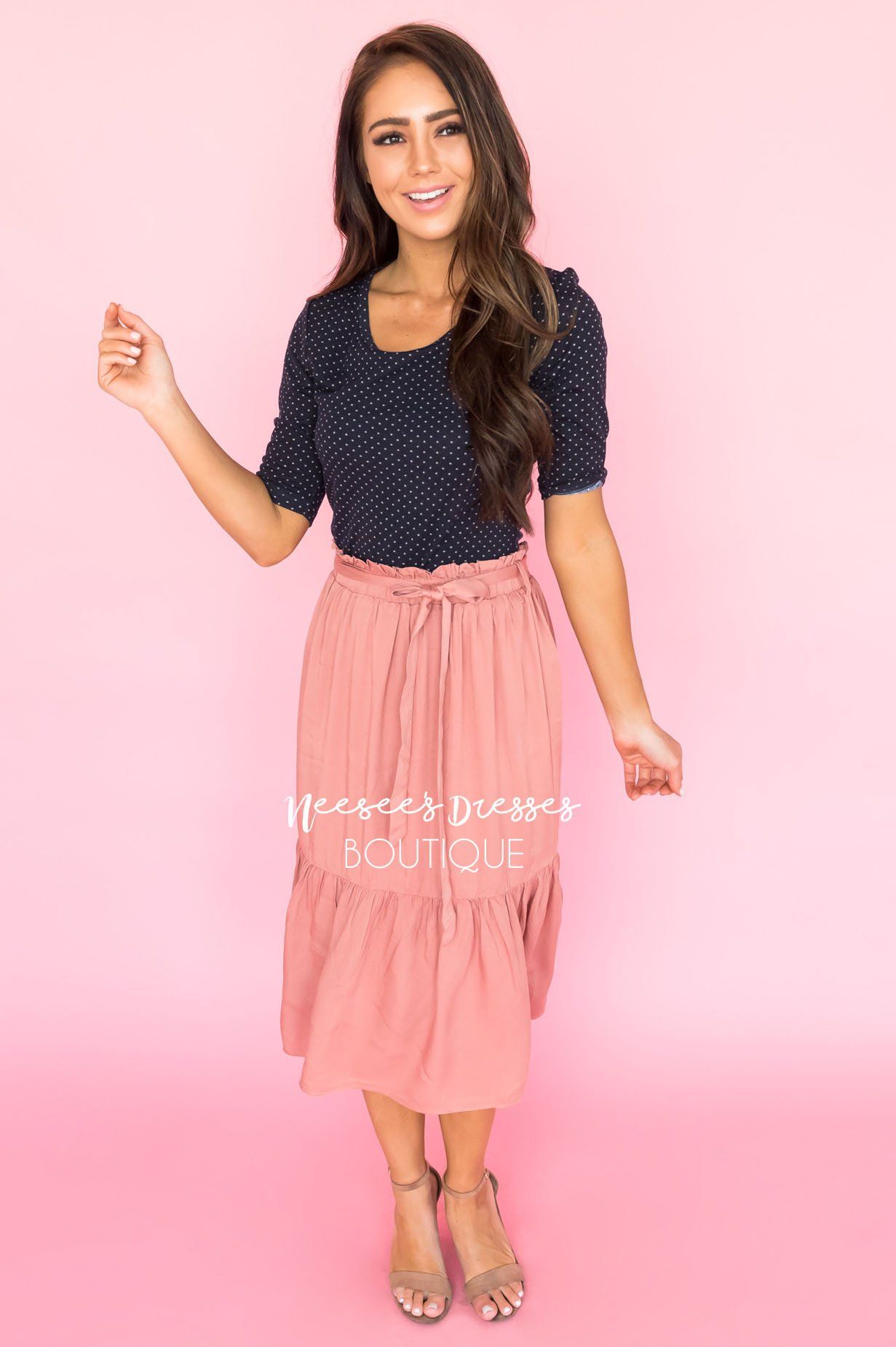 Forget Me Not Modest Skirt Modest Dresses vendor-unknown 