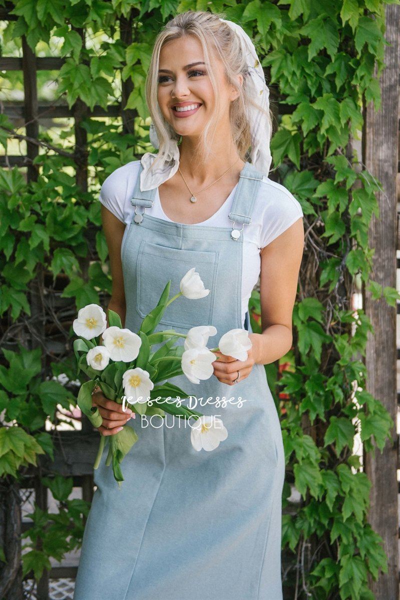 The Emiliana Overall Dress Modest Dresses vendor-unknown 