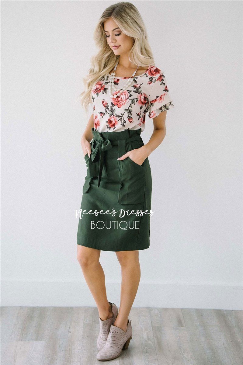 Floral Double Ruffle Sleeve Top Tops vendor-unknown 