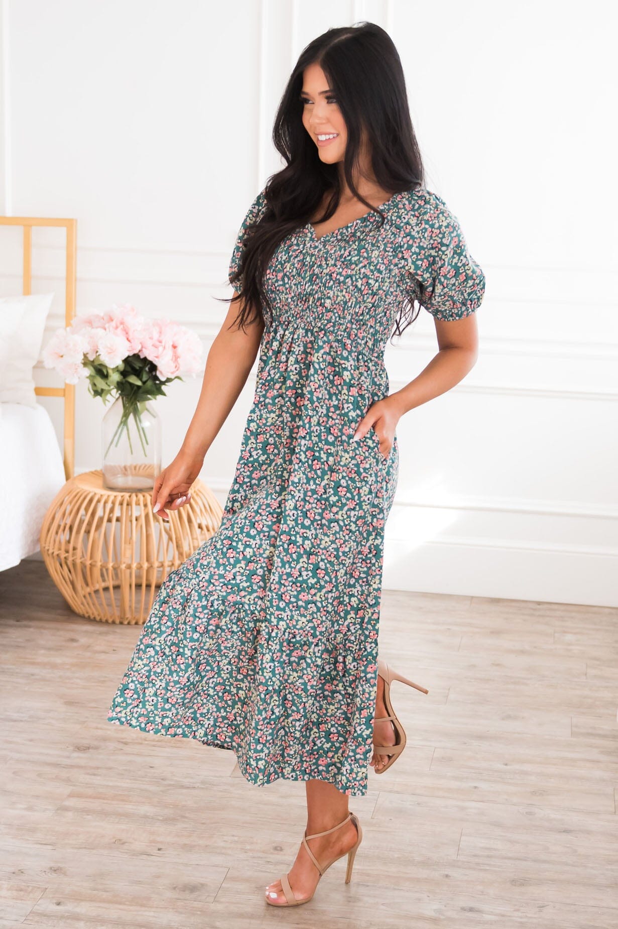 The Della Modest Dresses vendor-unknown 